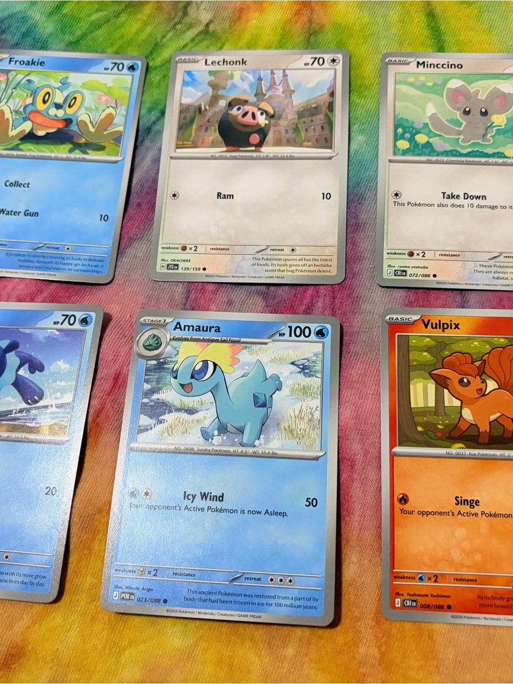 Cute Pokémon trading cards